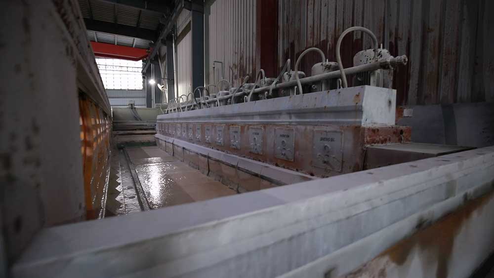 Marble fine grinding