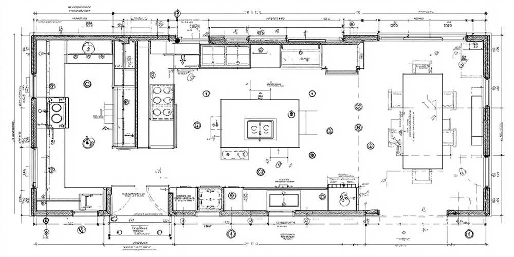 Measure the kitchen size