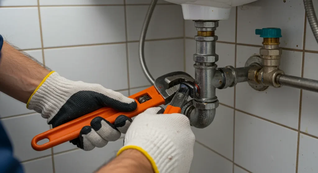 Bathroom plumbing and electrical work that affects renovation scope and cost