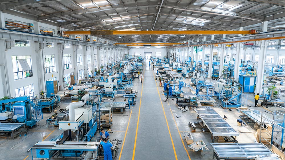 Factory production planning for a custom hurricane window package