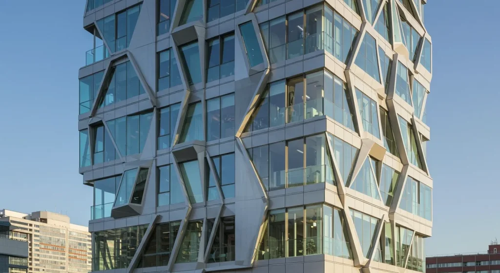 Custom window proportions designed for a modern luxury home facade