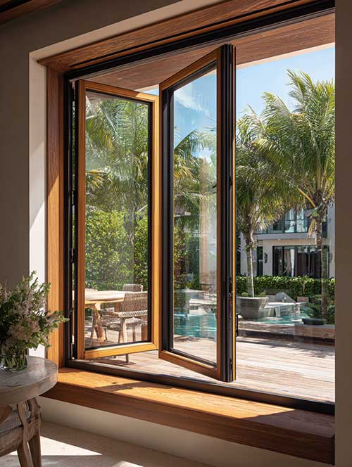 100 inch height casement window