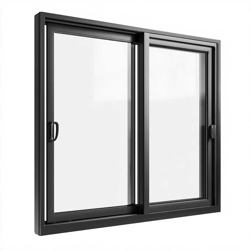 High end aluminum sliding window