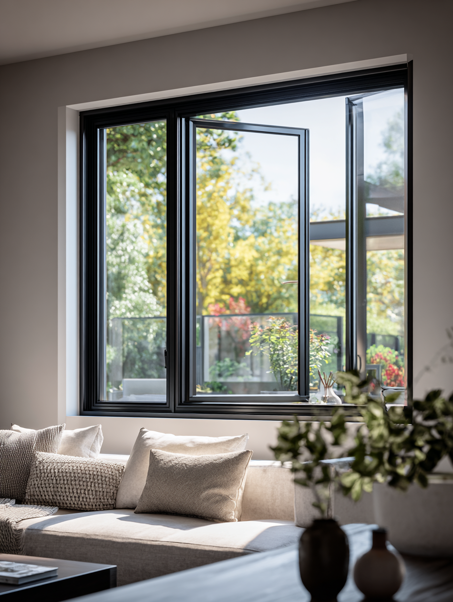 Living room 40'' casement window