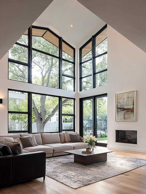 Living room 42''x24'' awning window