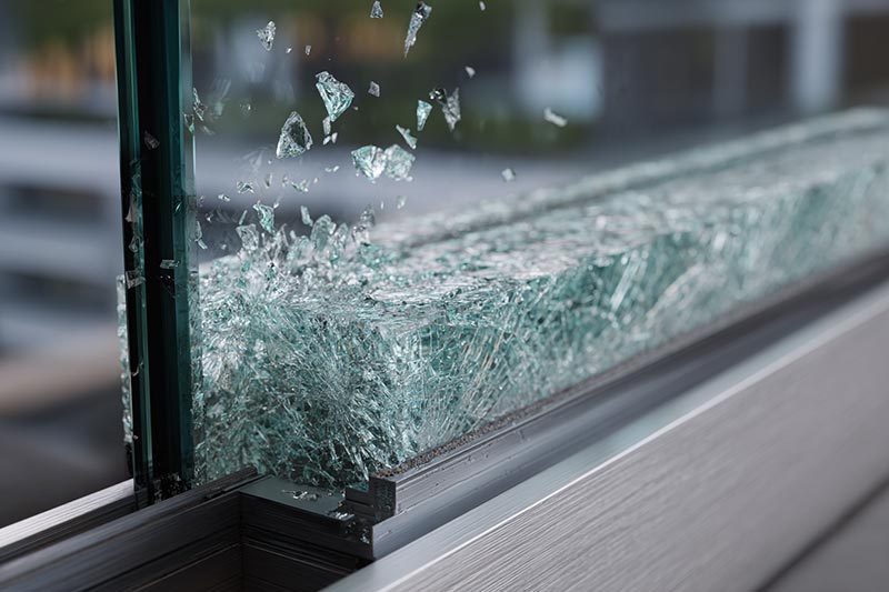 Impact Window Glass Layers