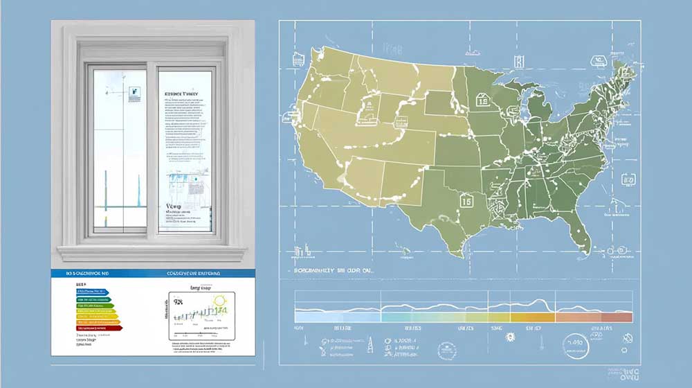 NFRC window label showing whole-product U-Factor and SHGC ratings
