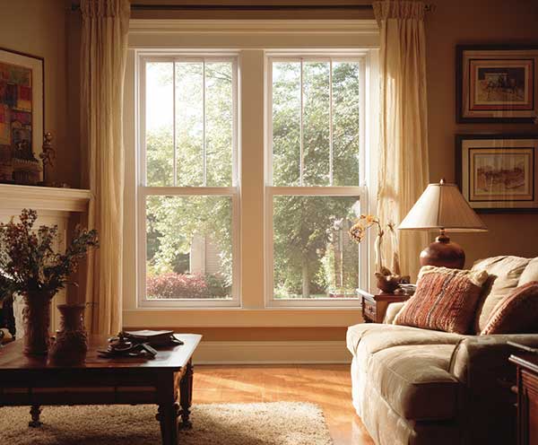 Wood double-hung window