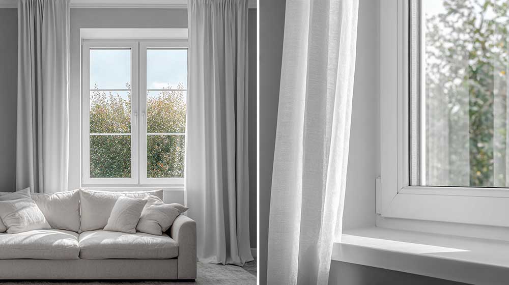 uPVC window frames