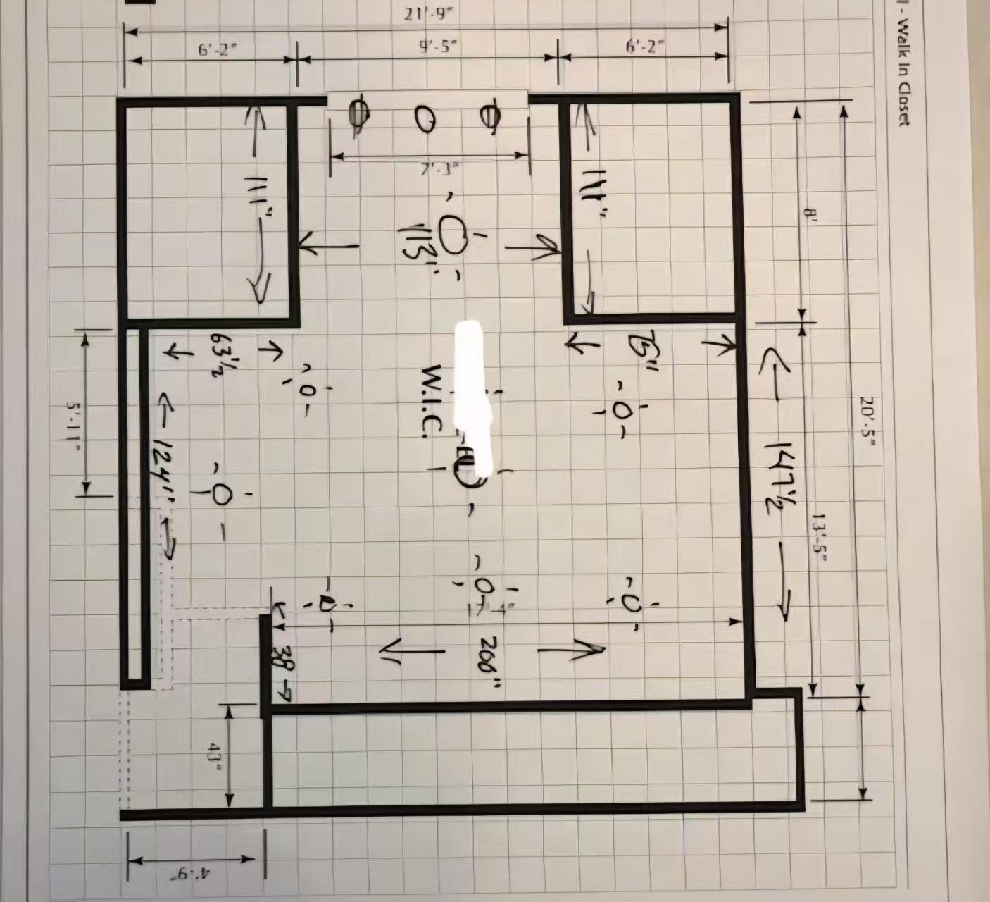 walk in closet plans
