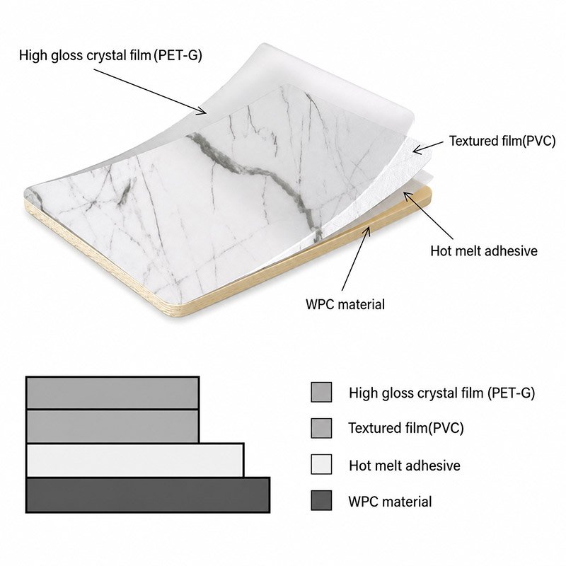 WPC Wall Panel Structure Diagram