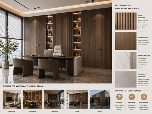 Wall panel ancillary design