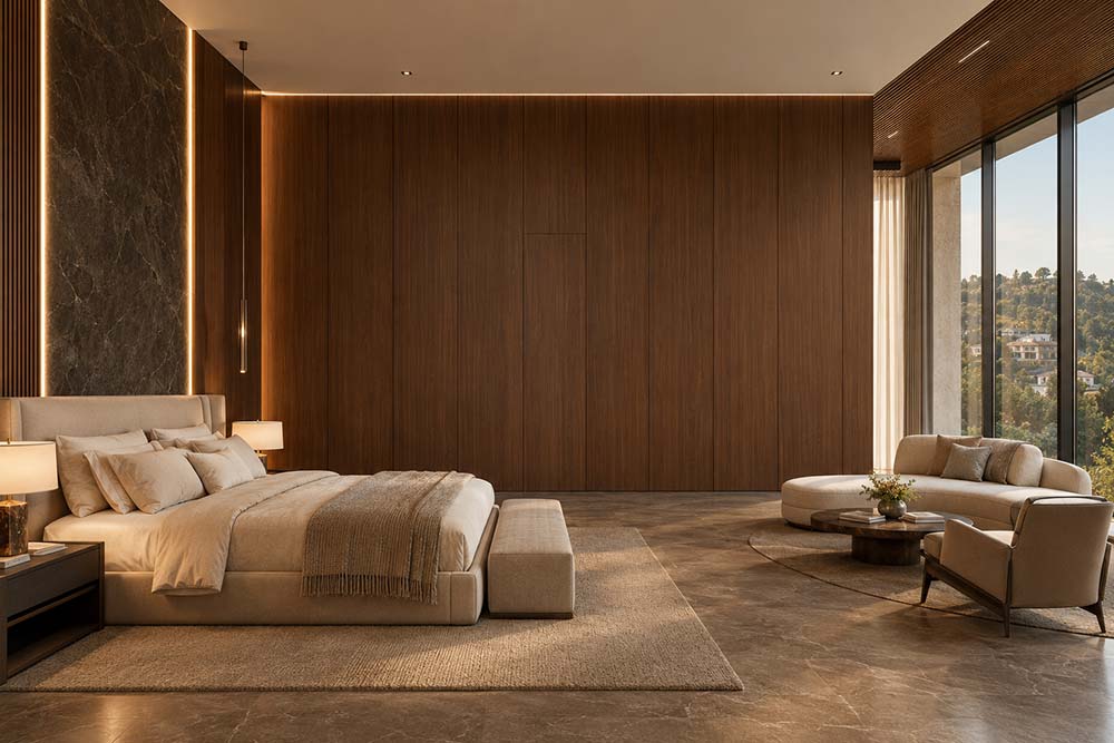 Masterr room Integrated Door Wall Cabinetry System