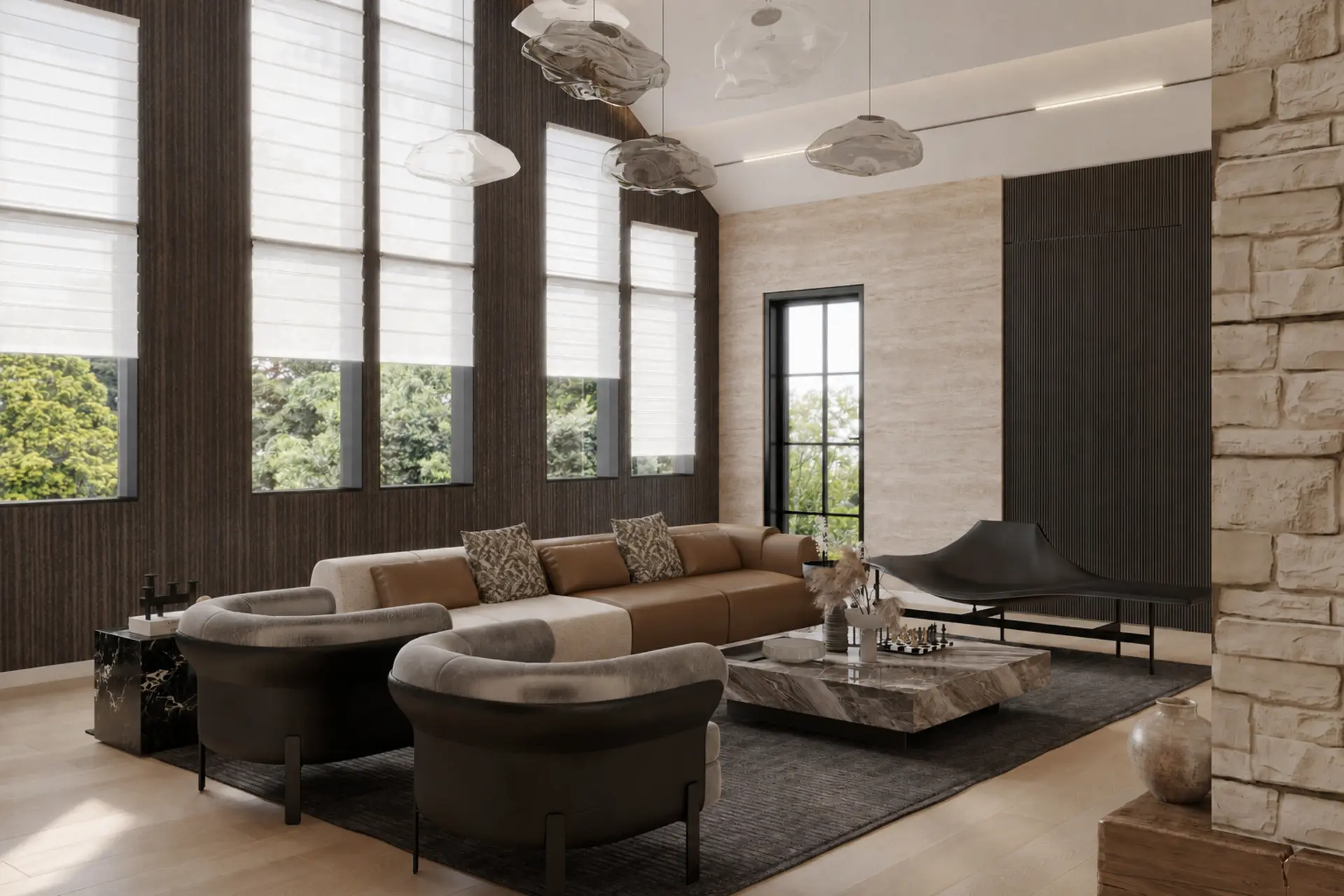 America-villa-living-room-window