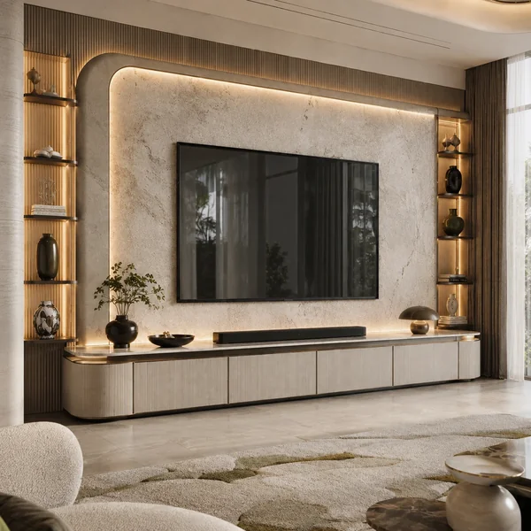 Luxury tv cabinet design