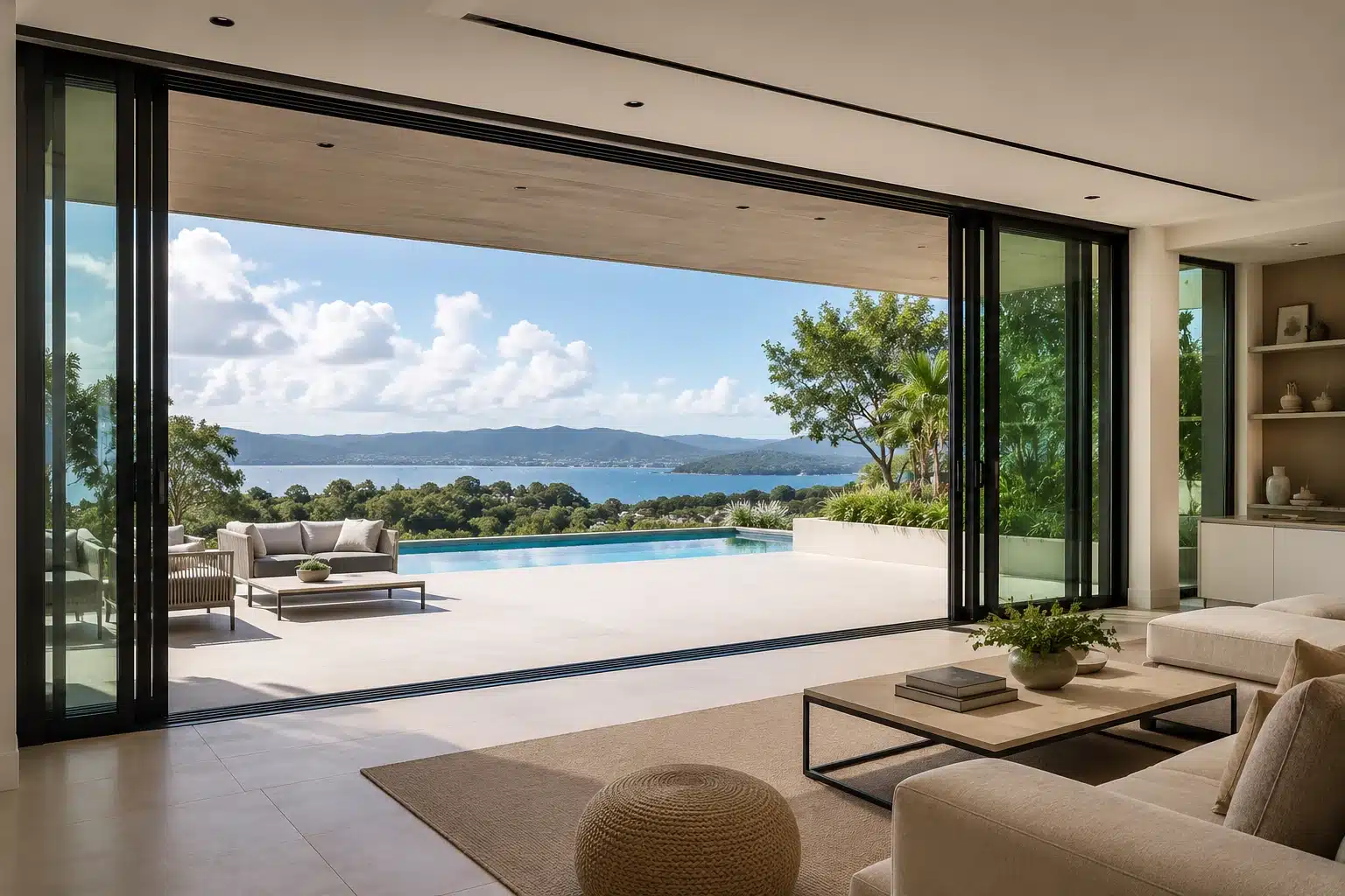 Multi slide doors