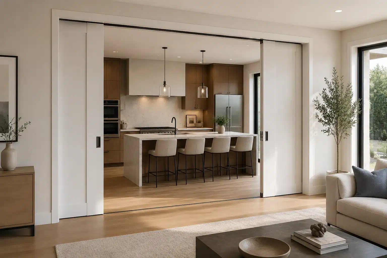 Pocket slide doors