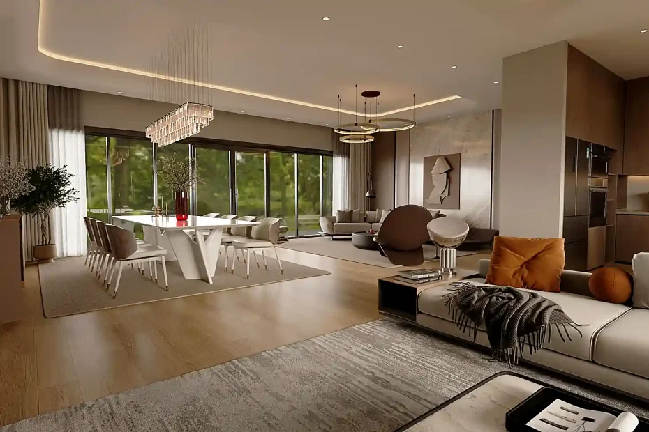Open-plan villa