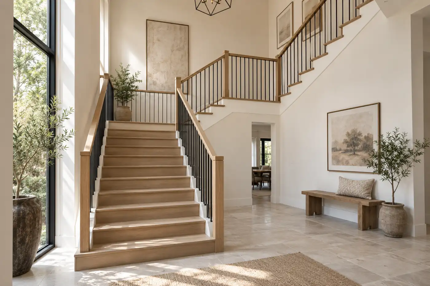 Staircase Layout: Straight vs L, U & Curved Stairs