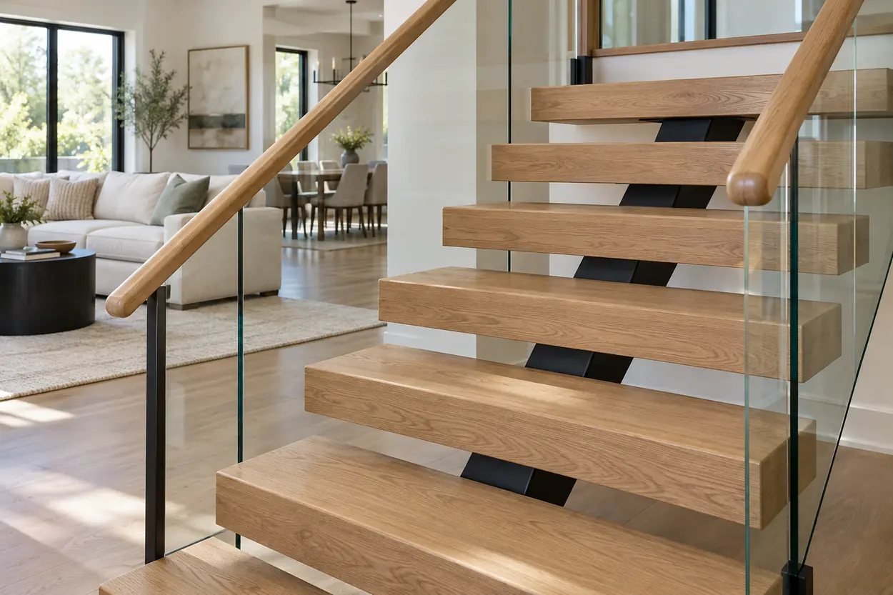 Open Riser vs Closed Riser Stairs: Safety, Code Requirements & When Each Works in the US